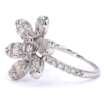 Load image into Gallery viewer, Floral Diamond Cluster Ring