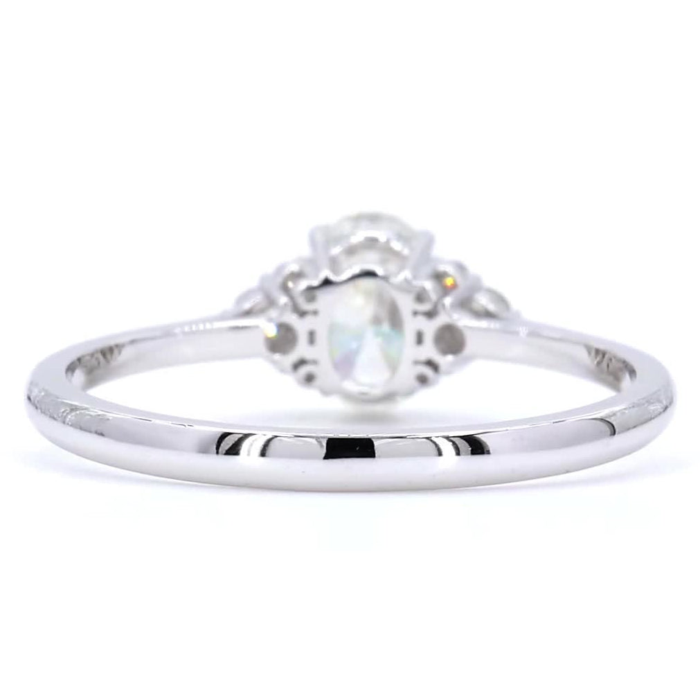Oval Diamond Cluster Ring