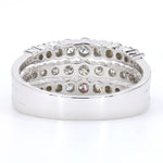 Load image into Gallery viewer, Triple Row Diamond Band Ring