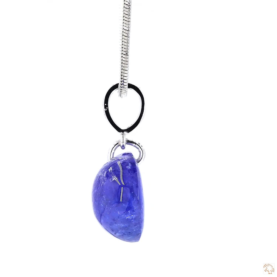 Tanzanite Diamond Pendant Necklace