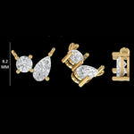 Load image into Gallery viewer, Two Stone Diamond Necklace