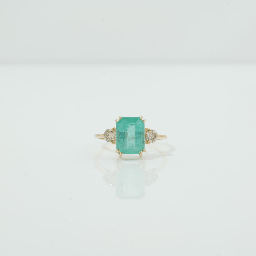 Emerald Diamond Ring