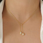 Load image into Gallery viewer, Dual Pear Necklace