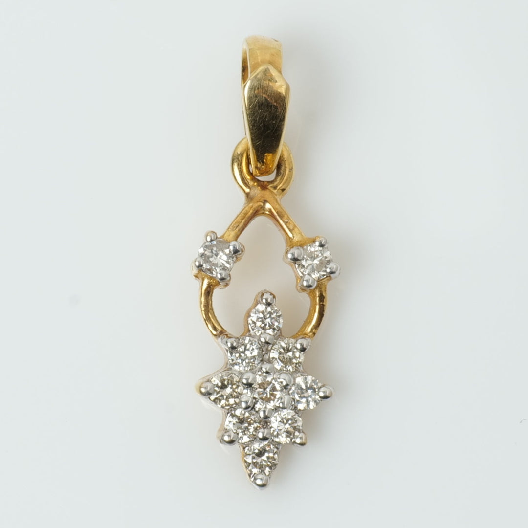 Floral Diamond Pendant