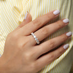 Load image into Gallery viewer, Half Eternity Lab Grown Diamond Band