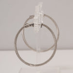 Load image into Gallery viewer, Inside Out Diamond Hoop Earrings