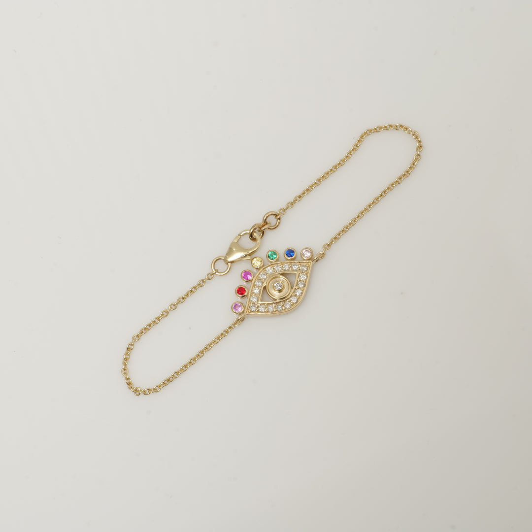 Evil Eye Diamond Bracelet