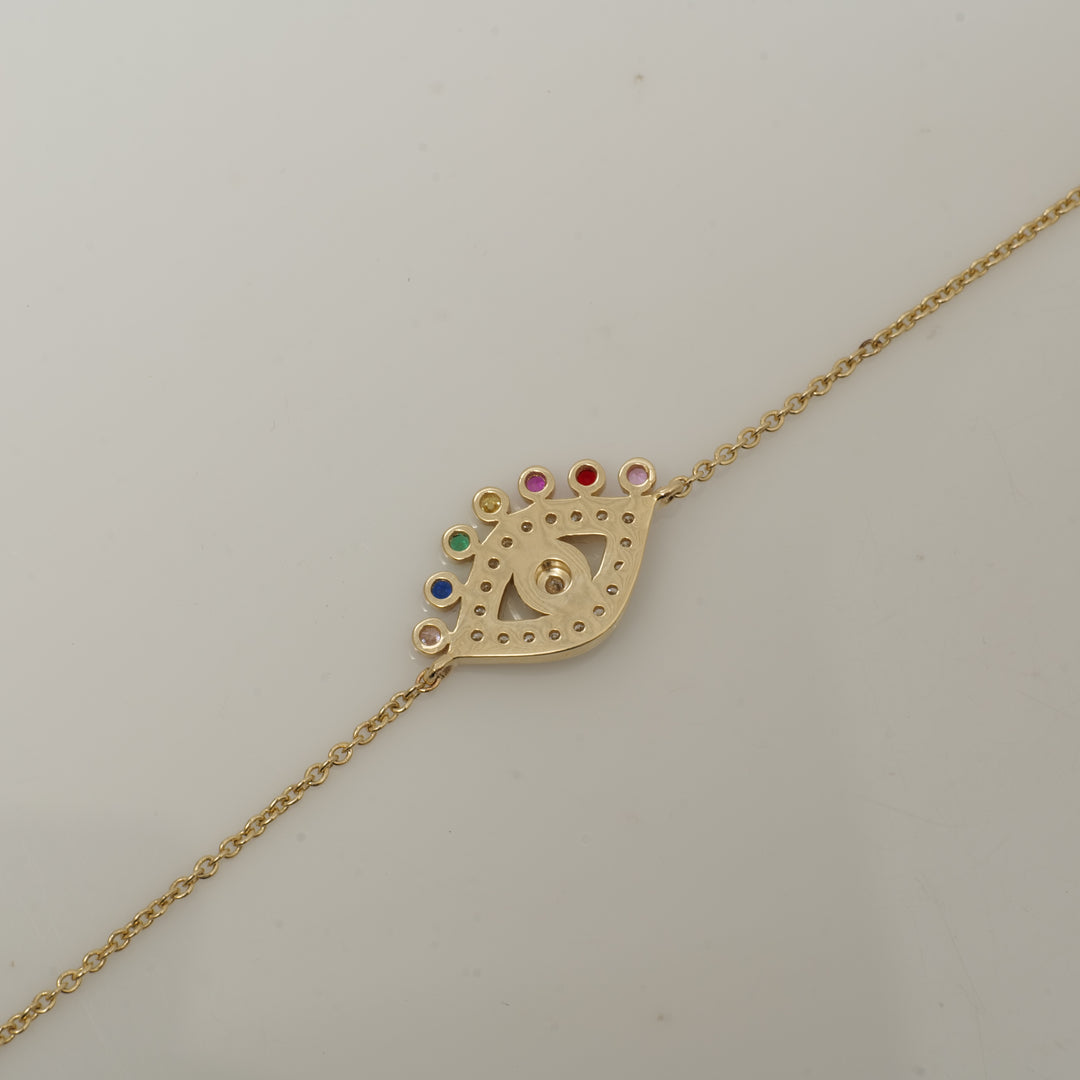 Evil Eye Diamond Bracelet