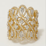 Load image into Gallery viewer, Infinity Cocktail Diamond Ring