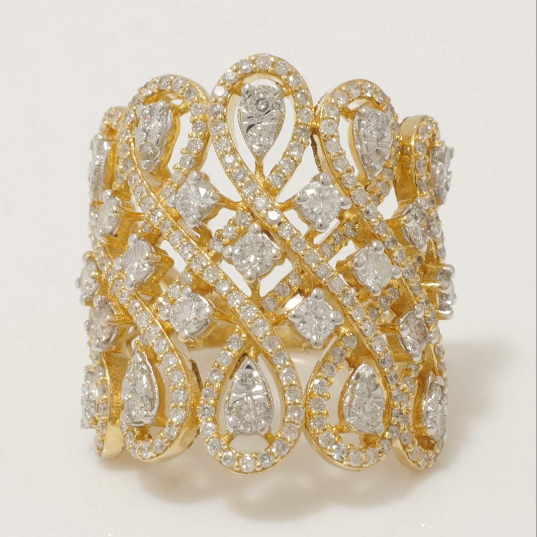 Infinity Cocktail Diamond Ring