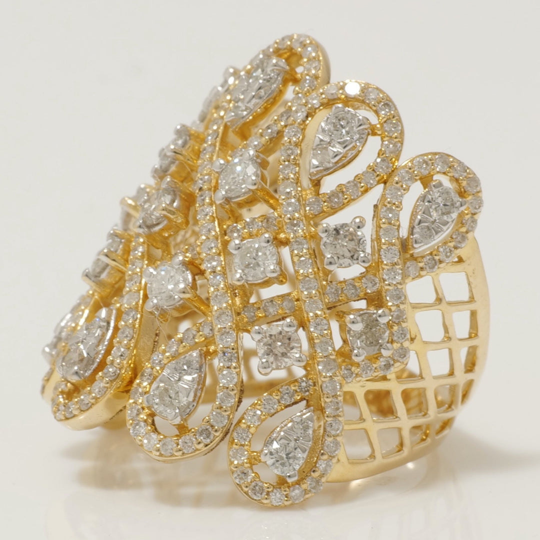 Infinity Cocktail Diamond Ring
