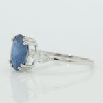 Load image into Gallery viewer, Oval Sapphire Diamond Ring