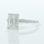 Load image into Gallery viewer, Emerald Cut Lab Grown Diamond Ring