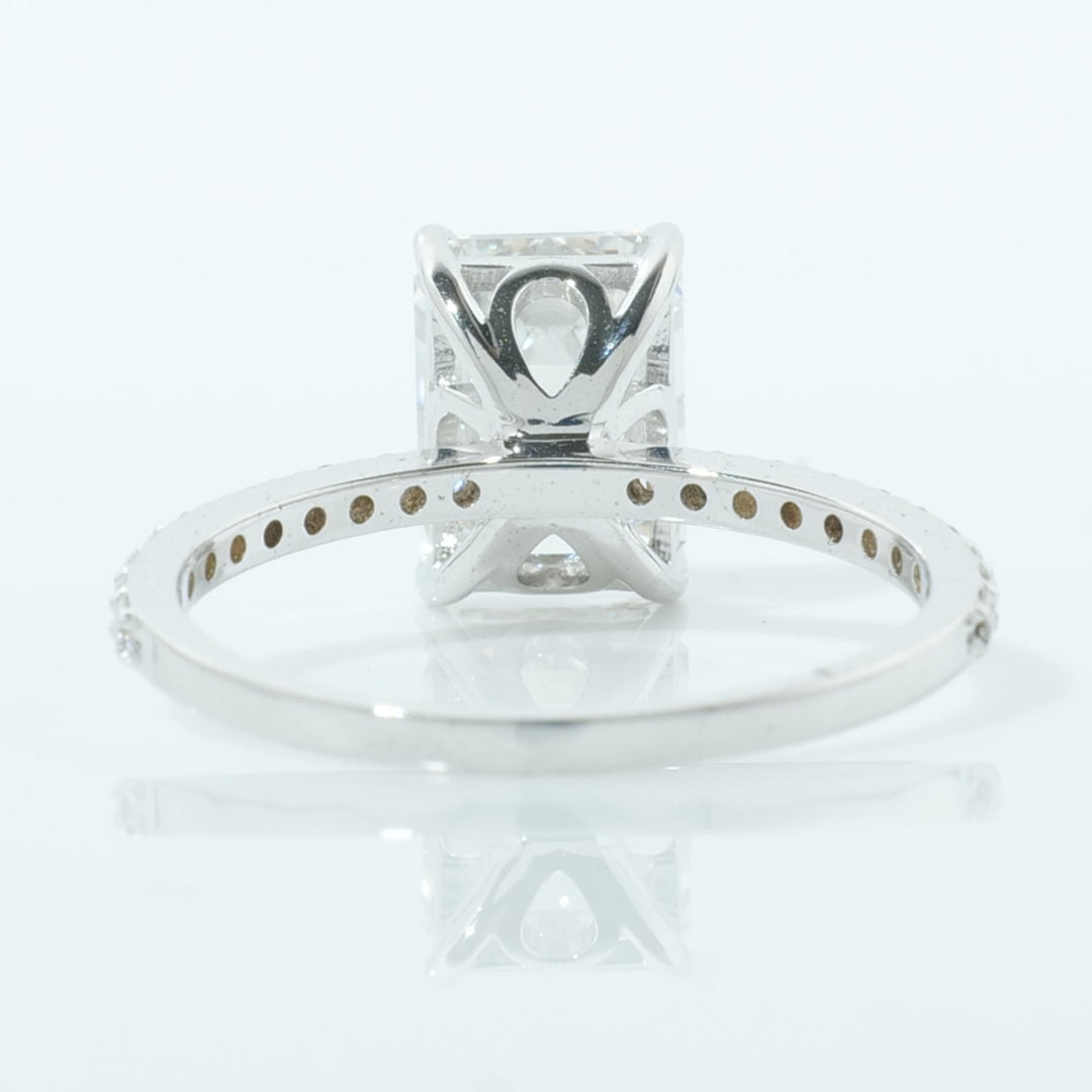 Emerald Cut Lab Grown Diamond Ring