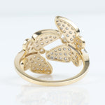 Load image into Gallery viewer, Butterfly Diamond Cocktail Ring