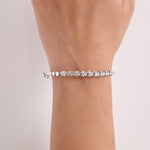 Load image into Gallery viewer, Solitaire Diamond Bracelet In 14kt Solid Gold, Illusion Setting With Natural Diamonds, Ready To Ship, Women's Day Gift