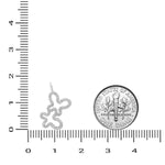 Load image into Gallery viewer, Butterfly Charm Diamond Pendant, 14k Solid Gold, Natural Diamonds, Abstract Wing Charm, Animal Jewelry, Everyday Stacking Necklace