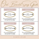 Load image into Gallery viewer, Ellipse Dual Styling Diamond Bracelet, 14k Solid Gold, Natural Diamonds, Mother Of Pearl, Gift For Her