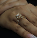 Load image into Gallery viewer, Round Solitaire Diamond Ring, Moissanite Engagement Ring, 14k Solid Gold Ring, Gift for her