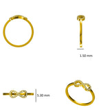 Load image into Gallery viewer, Criss Cross Infinity Diamond Ring, 14k Solid Gold, Natural Diamonds, Everyday Stackable Jewelry, Gift For Her