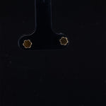 Load image into Gallery viewer, Kids Evil Eye Stud Earrings, 14k Solid Gold, MOP kids Earrings, Kids Jewelry, Gift for toddlers, girls and kids Gift For Her