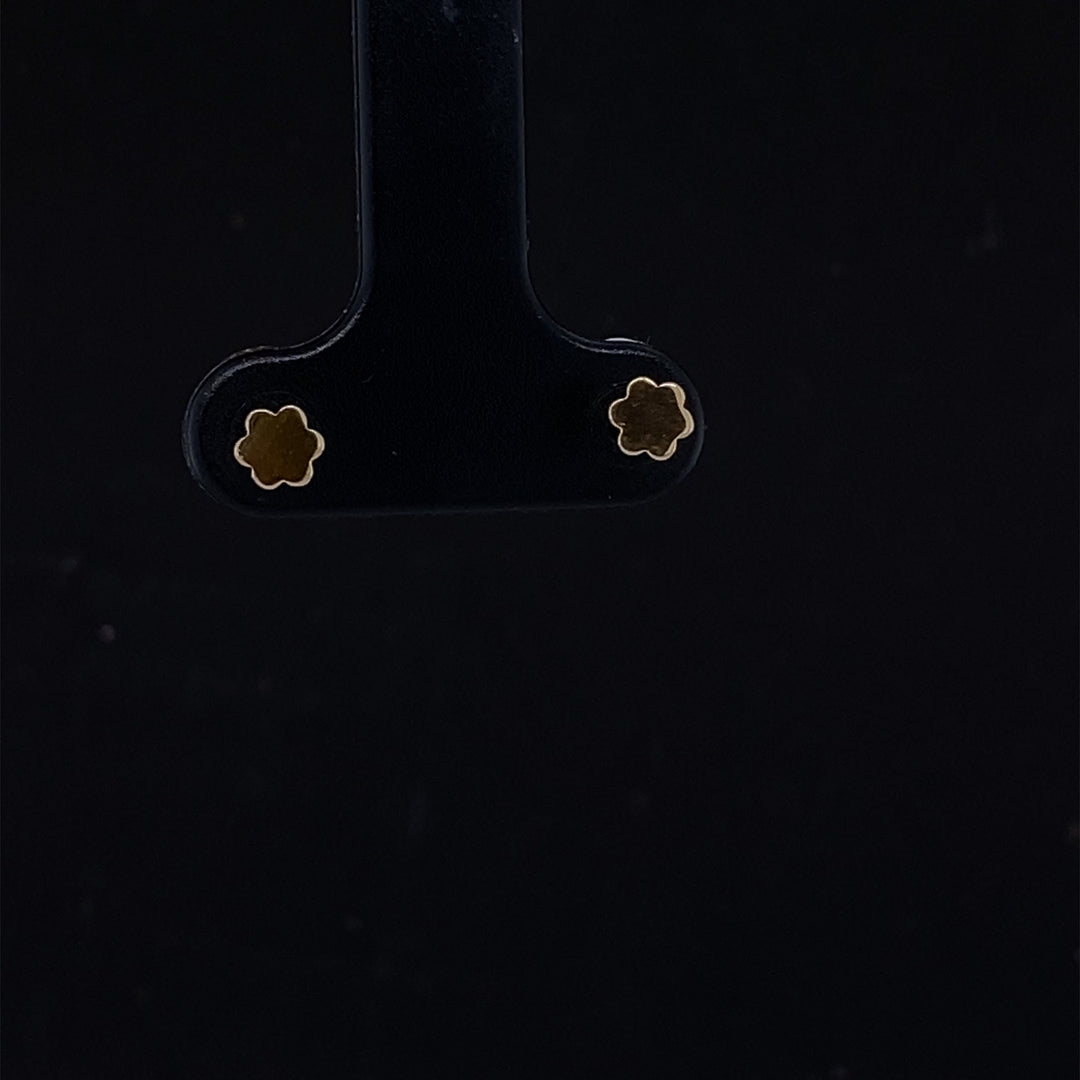 Kids Evil Eye Stud Earrings, 14k Solid Gold, MOP kids Earrings, Kids Jewelry, Gift for toddlers, girls and kids Gift For Her