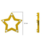 Load image into Gallery viewer, Kids Sparkling Star Diamond Stud Earrings, 14k Solid Gold, Natural Diamonds, Kids jewelry, Gift for toddlers, girls and kids Gift For Her