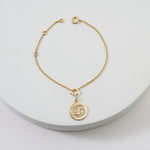 Load image into Gallery viewer, Cancer Horoscope Birth Sign Charm, 14k Solid Gold, Natural Diamonds, Zodiac Constellation Everyday Jewelry, Astrology Gift