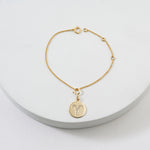 Load image into Gallery viewer, Aries Horoscope Birth Sign Charm, 14k Solid Gold, Natural Diamonds, Zodiac Constellation Everyday Jewelry, Astrology Gift