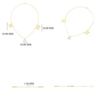 Load image into Gallery viewer, Personalized Initials Diamond Necklace, 14k Solid Gold, Natural Diamonds, Name Letter Charm Everyday Jewelry, Minimalist Stacking Necklace