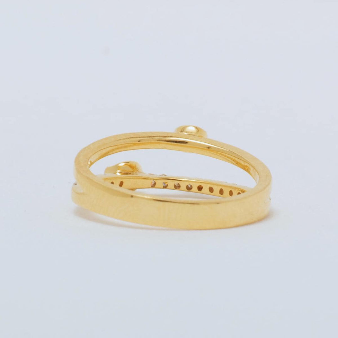 Diamond Engagement Ring, 14K Solid Gold, Split Band Diamond Ring, Natural Diamonds, Promise Ring, Proposal Stacking Ring, Gift For Her