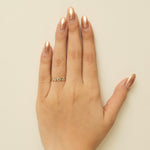 Load image into Gallery viewer, Persaonalized Date Diamond Ring , 14k Solid Gold Ring Statement Ring , Natural Diamonds , Gift For Her