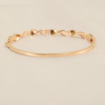 Load image into Gallery viewer, Wavy Natural Diamond Pave Cuff Bracelet: 14k Solid Gold Stackable Minimalist Jewelry, IGI Certified, Ready To Ship