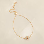 Load image into Gallery viewer, Pavé Orb Natural Diamond Bolo Bracelet: 14k Solid Gold Adjustable Bracelet, IGI Certified, Ready To Ship