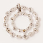 Load image into Gallery viewer, Circle Natural Diamond Pendant: 14k Solid Gold Bezel And Illusion Set Layering Necklace, Certified Jewelry