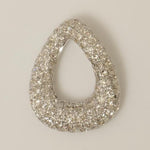 Load image into Gallery viewer, Teardrop Diamond Pendant, 14k Solid Gold, Natural Diamond, Pavé Drop Necklace, Stackable Minimalistic Necklace, Ready To Ship, IGI Certified