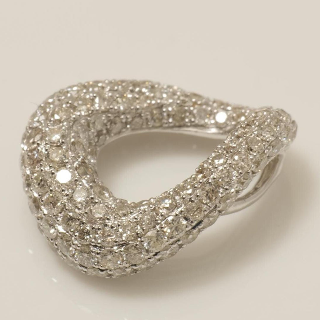 Teardrop Diamond Pendant, 14k Solid Gold, Natural Diamond, Pavé Drop Necklace, Stackable Minimalistic Necklace, Ready To Ship, IGI Certified