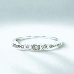 Load image into Gallery viewer, Diamond Rings, Dainty diamond Band Ring, 14k Solid Gold, Natural Diamonds, Everyday Jewelry, Stackable Ring, Ready To Ship, Women's Day Gift