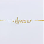 Load image into Gallery viewer, Dream Chain Diamond Bracelet, 14k Gold, Natural Diamonds, Inspirational Jewelry, Handcrafted Jewelry, Ready To Ship, Women's Day Gift