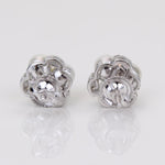 Load image into Gallery viewer, Pearl Stud Diamond Earrings In 14kt Solid Gold, Gemstone Earrings With Natural Diamonds, Ready To Ship, Women's Day Gift