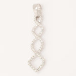 Load image into Gallery viewer, Linking Geometric Natural Diamond Pendant: 14k Solid Gold Everyday Minimalist Necklace, Certified Jewelry