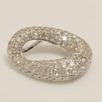 Load image into Gallery viewer, Teardrop Diamond Pendant, 14k Solid Gold, Natural Diamond, Pavé Drop Necklace, Stackable Minimalistic Necklace, Certified Jewelry