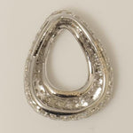 Load image into Gallery viewer, Teardrop Diamond Pendant, 14k Solid Gold, Natural Diamond, Pavé Drop Necklace, Stackable Minimalistic Necklace, Ready To Ship, IGI Certified