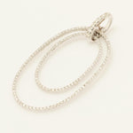 Load image into Gallery viewer, Oval Diamond Pendant, 14k Solid Gold, Natural Diamonds, Layering Loop Necklace, Everyday Necklace, Minimalistic Pendant, Unity Pendant