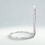 Load image into Gallery viewer, Pear Halo Diamond Ring, 14k Solid Gold Ring, Cocktail Diamond Ring, Natural Diamonds, Minimalist Ring, Ready To Ship, Women's Day Gift