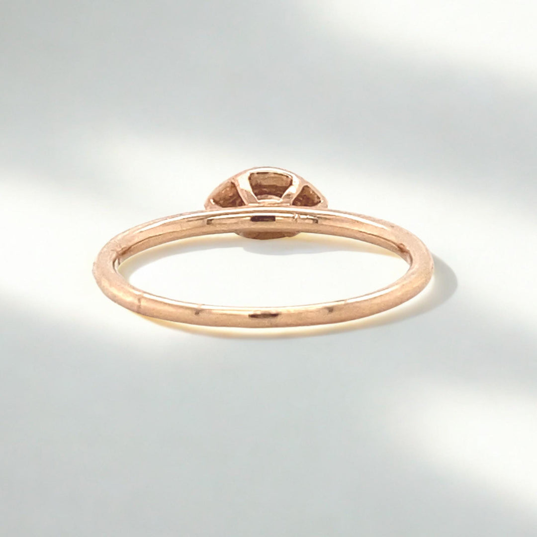 Halo Marquise Diamond Ring, 14K Solid Gold, Natural Diamonds, Everyday Minimalistic Jewelry, Stackable Ring, Ready To Ship