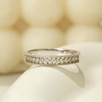 Load image into Gallery viewer, Round Diamond Eternity Band Ring, 14k Solid Gold, Natural Diamonds, Supporting Stacking Band, Everyday Minimalistic Jewelry, Ready To Ship