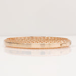 Load image into Gallery viewer, Filigree Natural Diamond Channel Bangle Bracelet: 14k Solid Gold Wedding Statement Jewelry, HRD Certified, Ready To Ship
