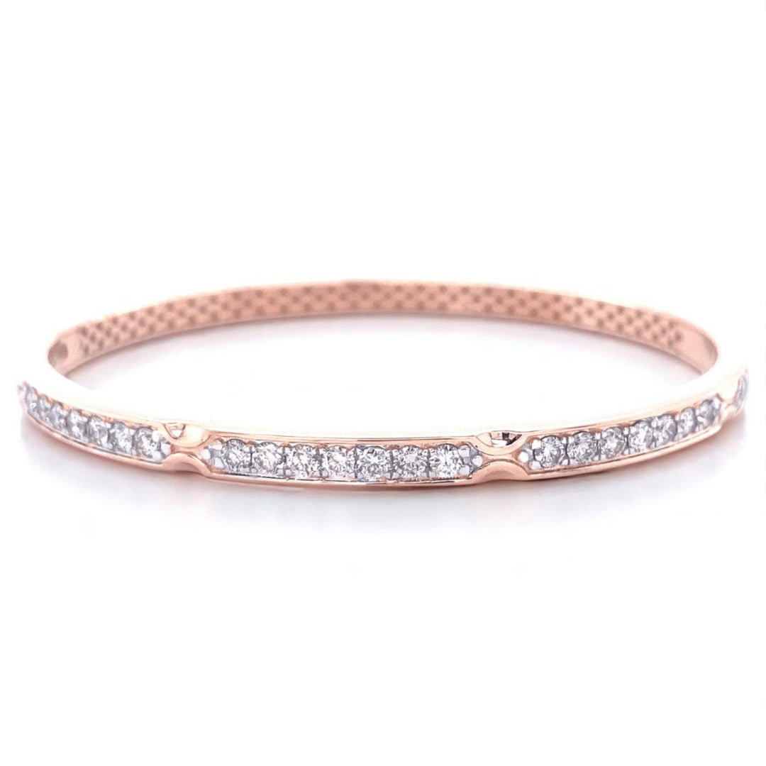 Green Enamel Diamond Bracelet, 14k Solid Gold, Natural Diamonds, Sleek Stackable Bangle, Statement Minimalistic Jewelry