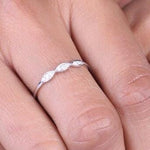 Load image into Gallery viewer, Wave Diamond Ring, 14k Solid Gold, Natural Diamonds, Twisted Infinity Ring, Everyday Stackable Jewelry, Minimalist Band, Ready To Ship